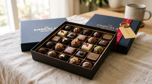 A box of chocolates given as a present